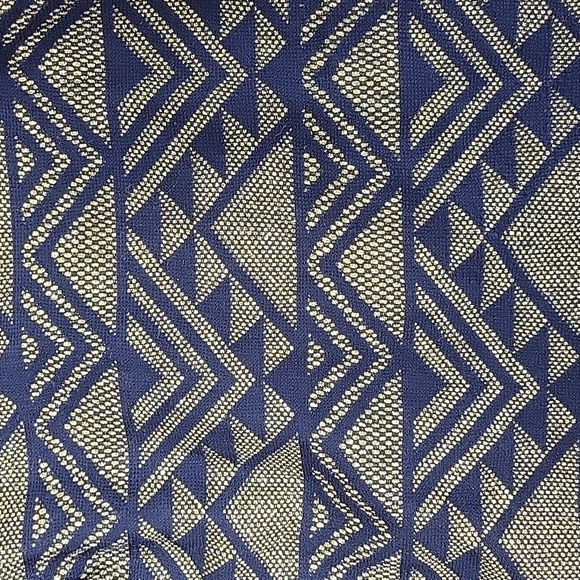 Billieblush Navy and Gold Sheath Dress with Bishop Sleeves Girls Sz 6 - Picture 2 of 7